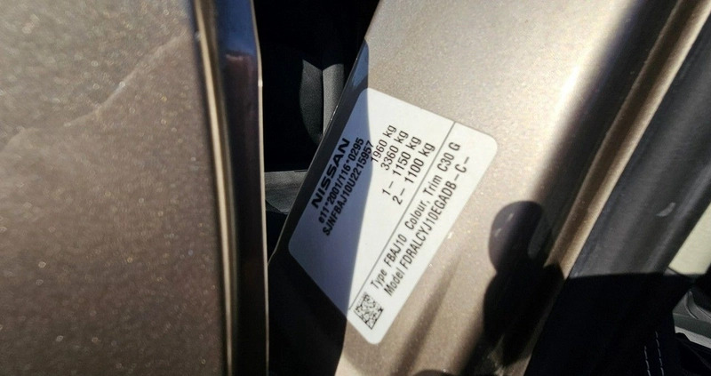 Nissan Qashqai cena 35999 przebieg: 165500, rok produkcji 2011 z Zakliczyn małe 781